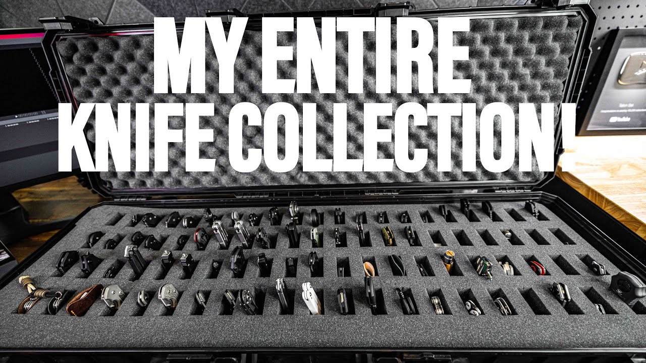 MY ENTIRE KNIFE COLLECTION! | Folding Pocket Knives