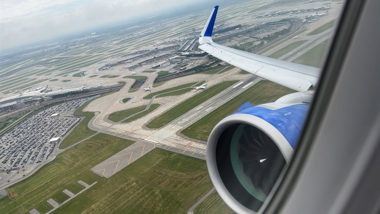 P&W GTF ROAR! United Airlines A321neo takeoff & climb out of Chicago O’Hare