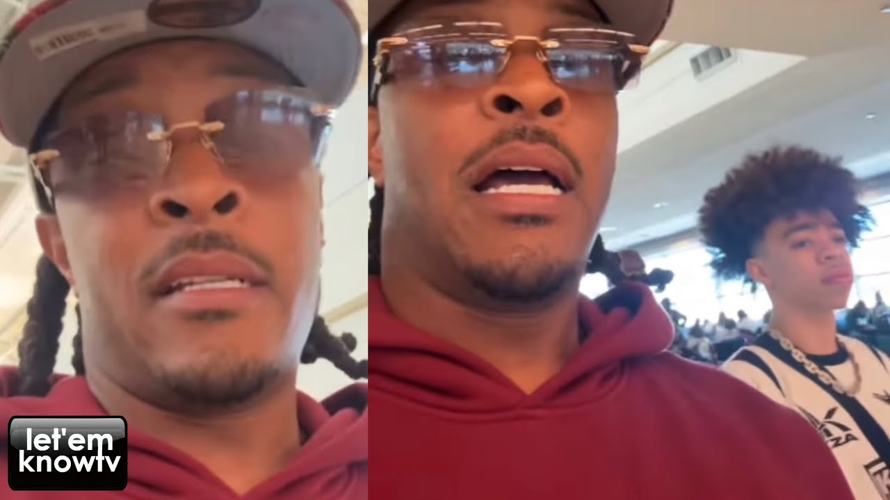 TI Argue With His Son King Harris At The Airport As He Blame Him For Missing Their Flight🤦🏽&zwj;♂️