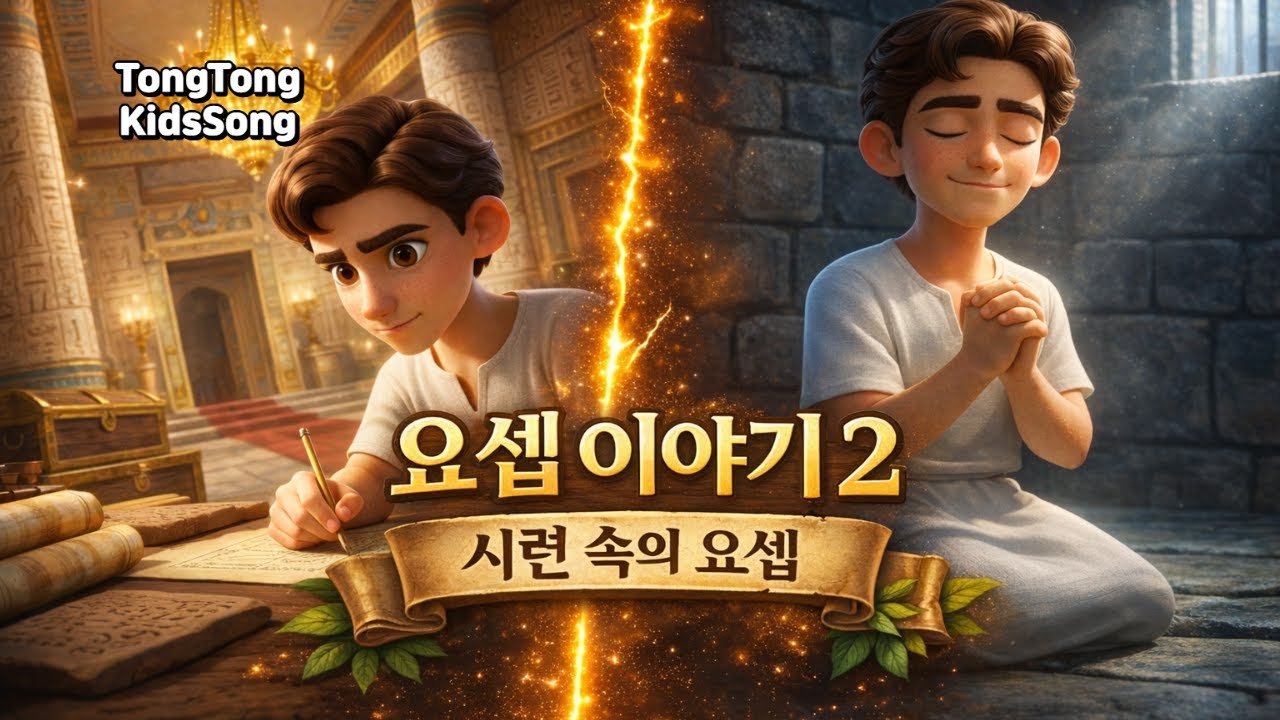 [성경동요] 요셉 이야기 2편 - 억울한 누명과 감옥 속 믿음 | 어린이 잠자리 동화노래|영유아 동요|NurseryRhymes|통통동요세상|TongTongKidsSong