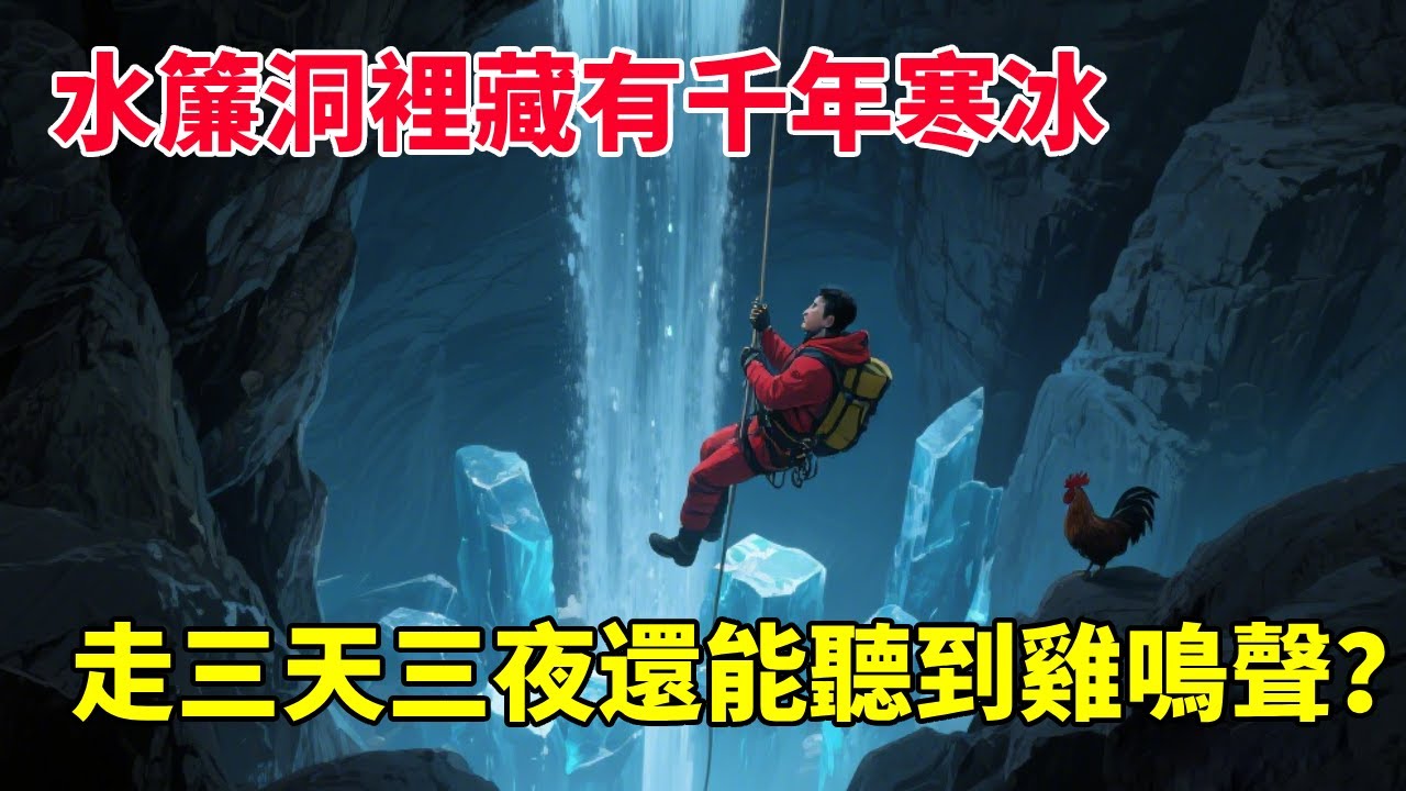 水簾洞裡藏有千年寒冰，行走三天三夜還能聽到雞鳴聲？深入其中讓人毛骨悚然【馬幫主探險中國】