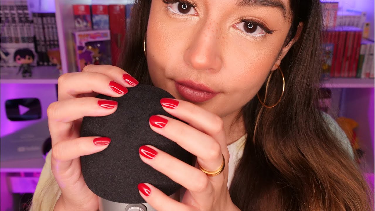 ASMR Gentle Mic Scratching & Squishing 'Its Okay' 'Everything Will Be Okay'