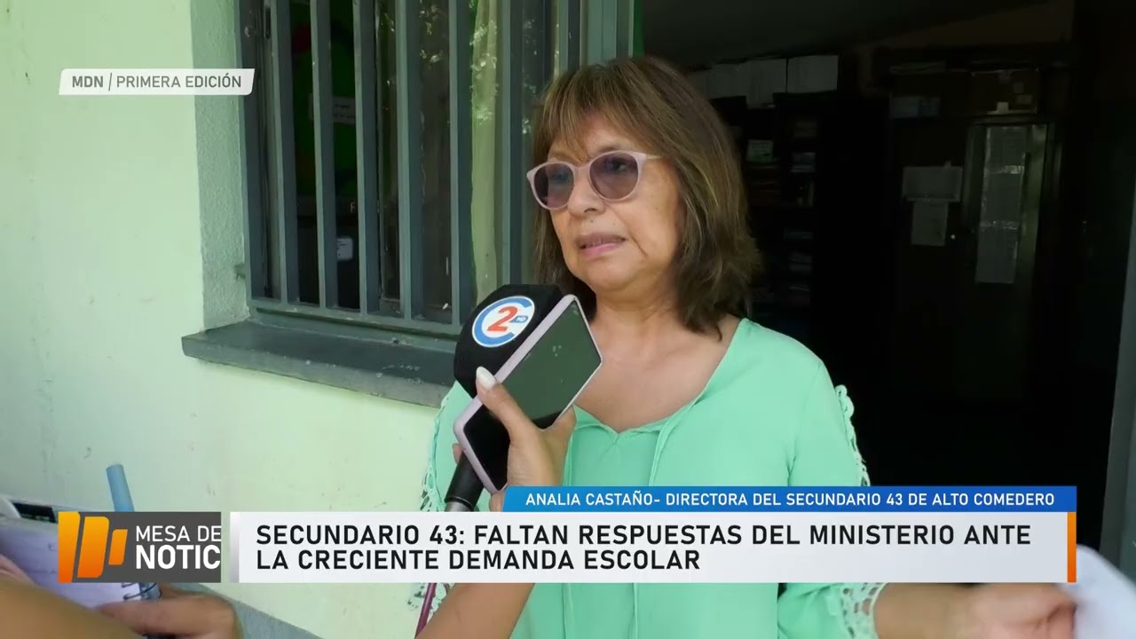 El Secundario N°53 de Alto Comedero enfrenta serios problemas edilicios