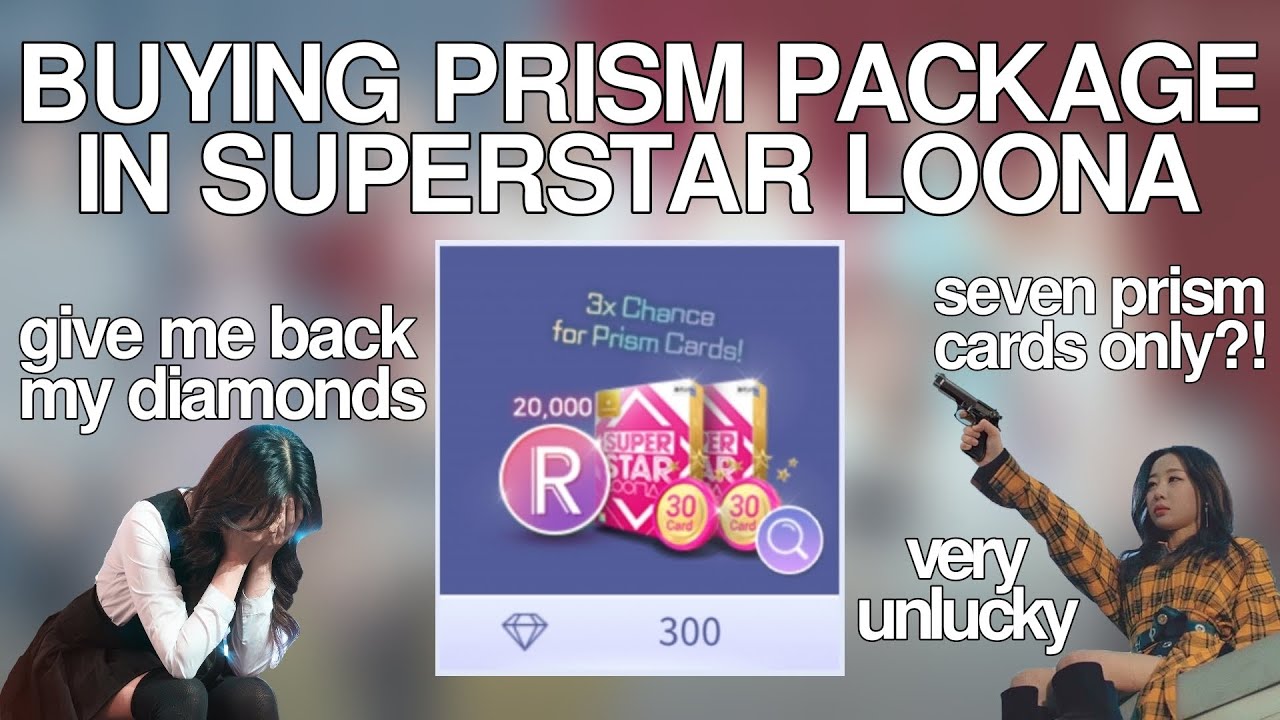 opening card packs and buying prism package three times | superstar loona