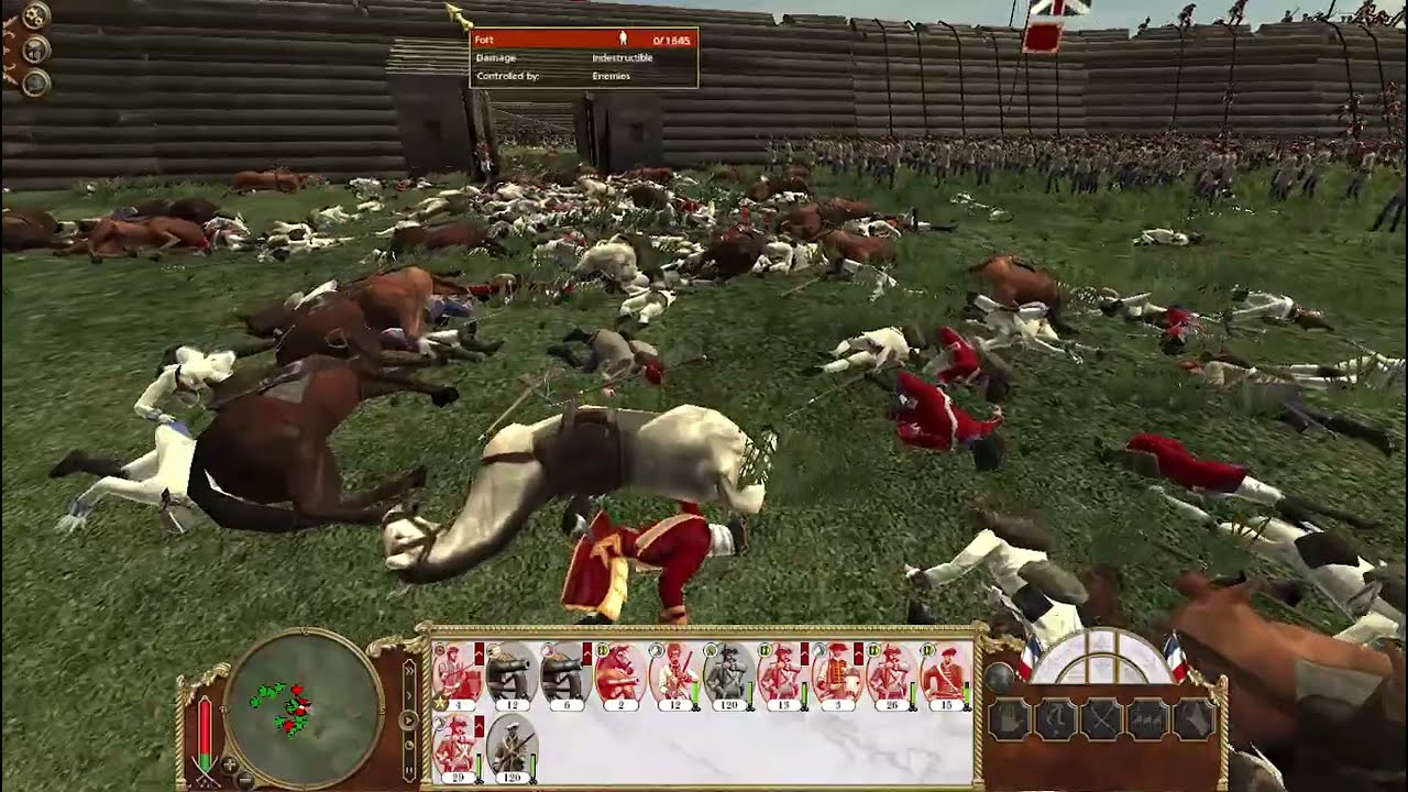 Empire Total War #32 France vs Britain , Surprise Charge Overrun French !
