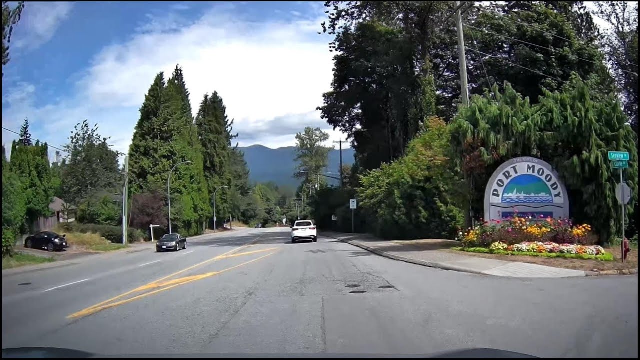 Drive through Port Moody, BC #urbandrive #relaxing