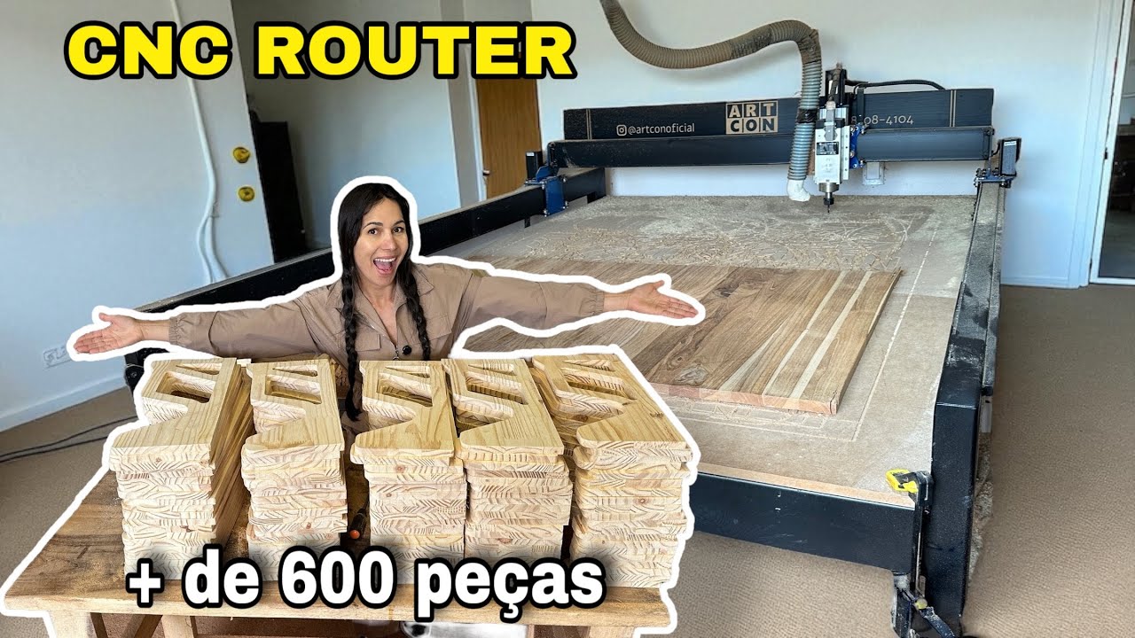 GANHEI DINHEIRO EM CASA COM UMA CNC ROUTER! + DE 600 UNIDADES.