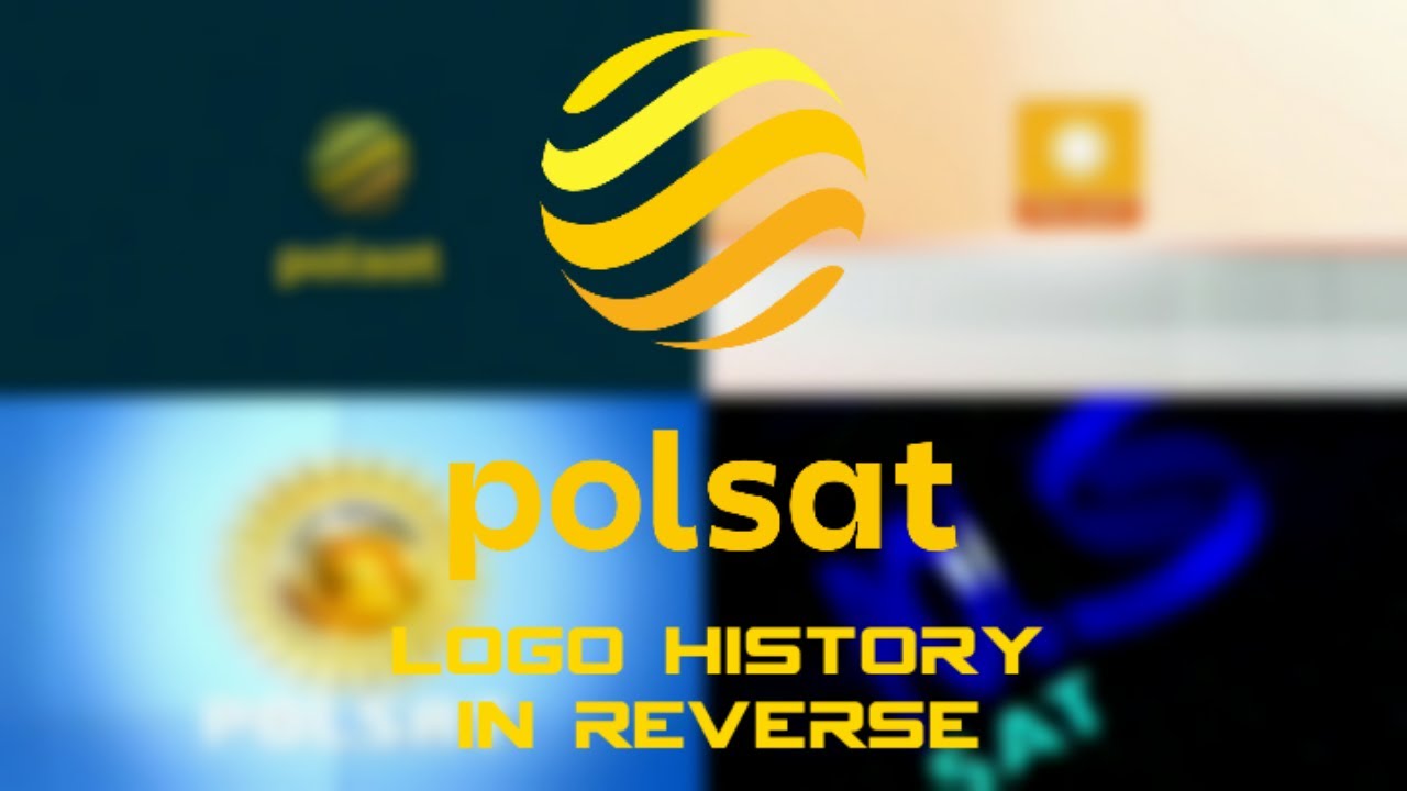 Polsat logo history in reverse
