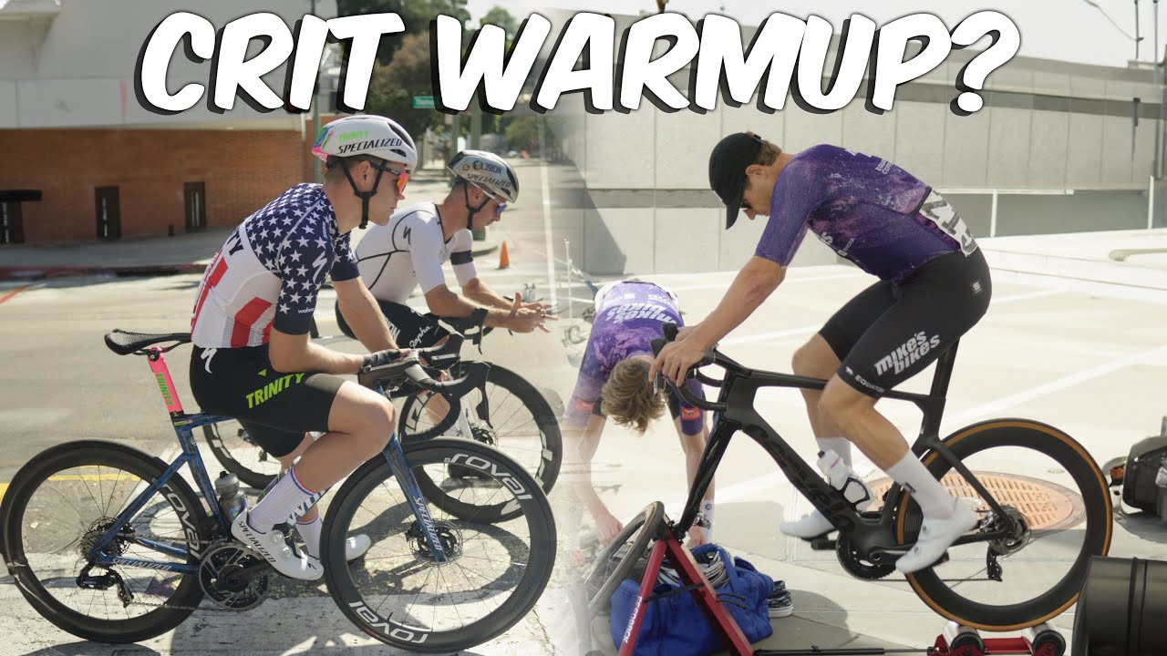 How do the Pros Warm Up for a Criterium?