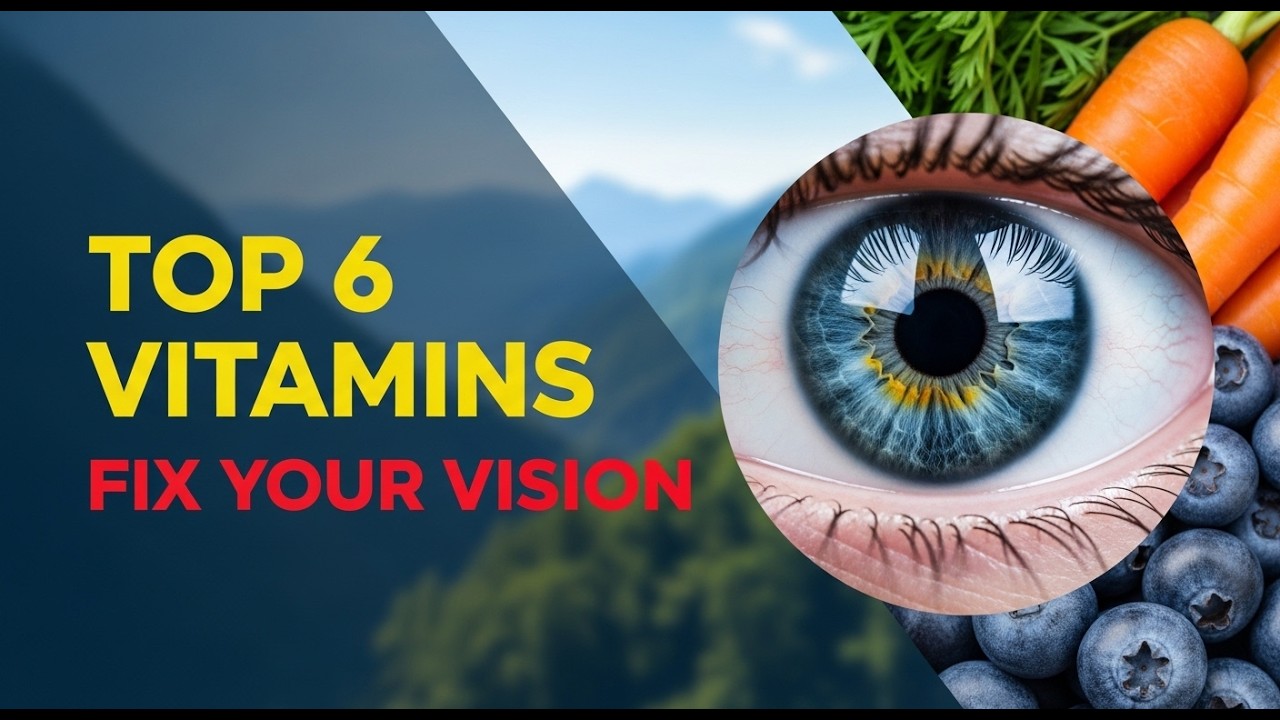 6 Best Vitamins to Improve Eyesight Naturally & Prevent Vision Loss