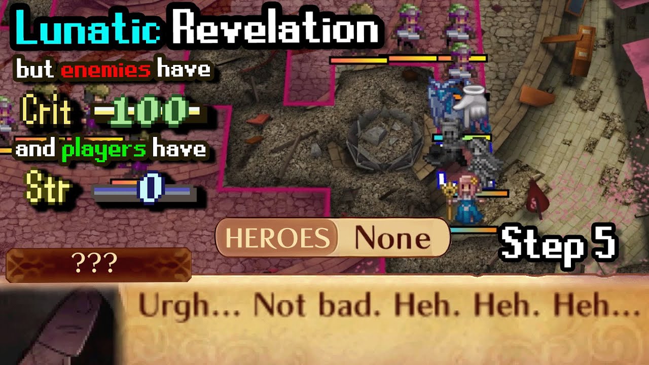 Revelation Step 5: Use absurd corner-camping methods since everyone is too weak to fight any enemy