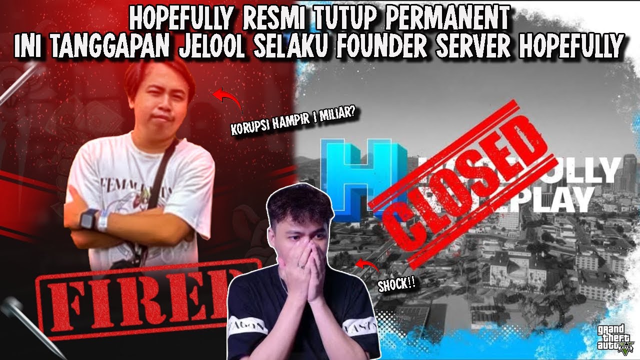HOPEFULLY RESMI TUTUP!! HOPEFULLLY TUTUP PERMANENT DAN INI TANGGAPAN JELOOL SELAKU FOUNDER!!