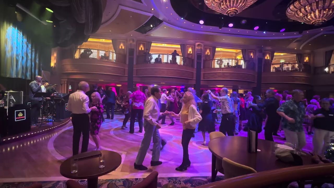 Cunard Queenn Elizabeth 2026 New Year. Changez, I Need To Know, Partying all styles