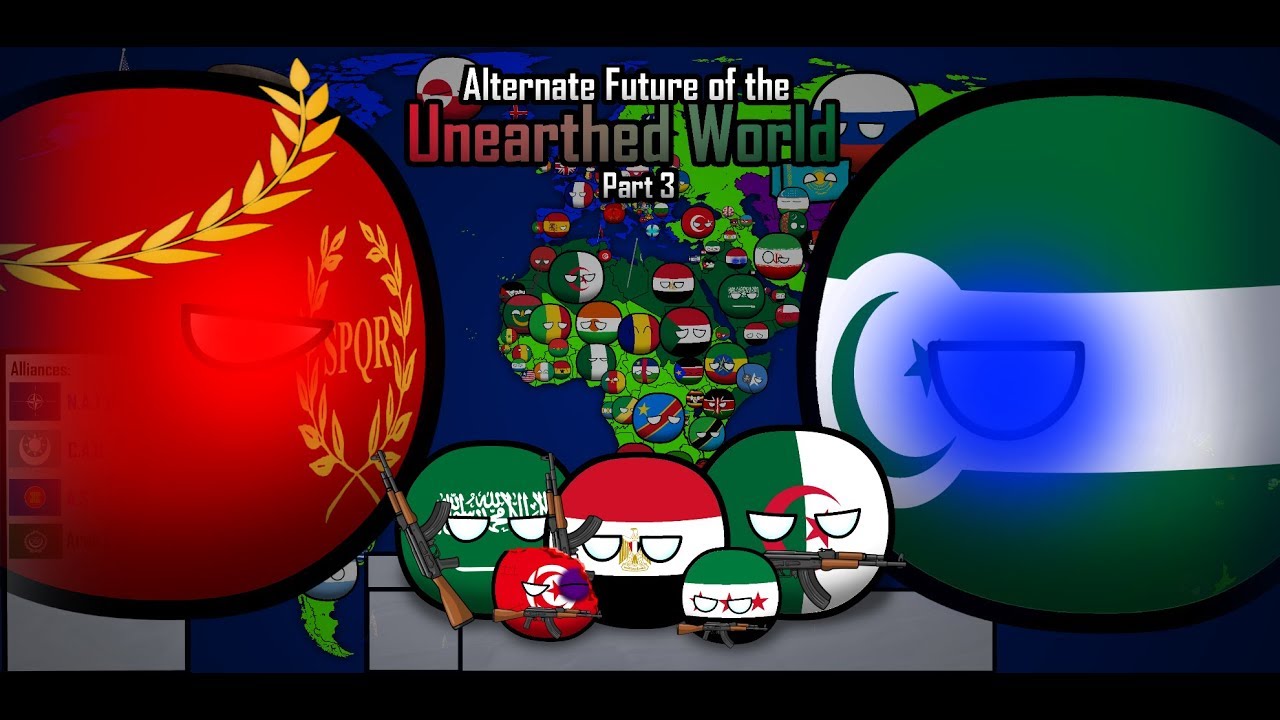 Alternate Future of the Unearthed World in Countryballs: Part 3