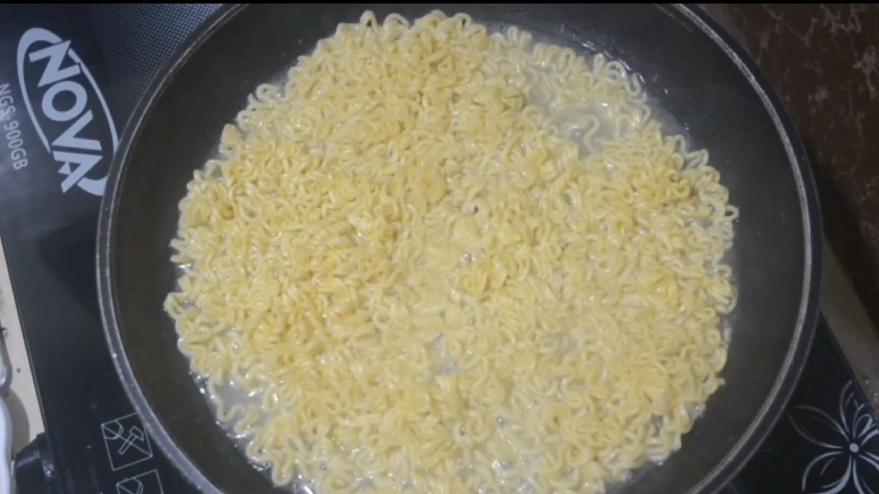 Pancit Canton with Cheese and Egg