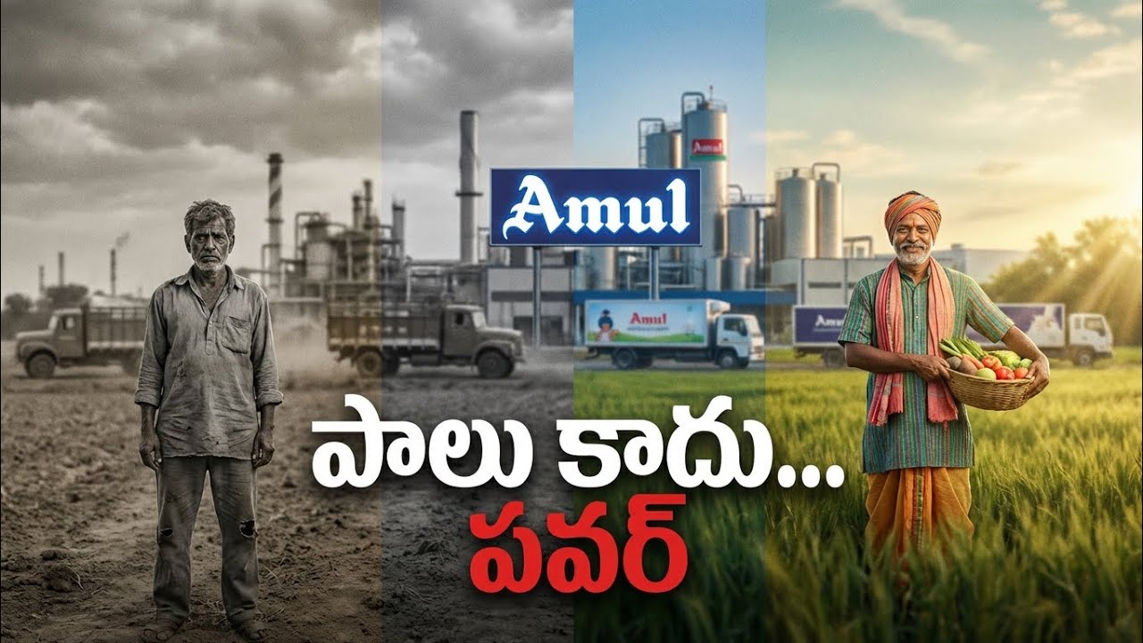 అముల్ కేస్ స్టడీ | రైతులు నిర్మించిన బిలియన్ డాలర్ సామ్రాజ్యం | Telugu Business Story
