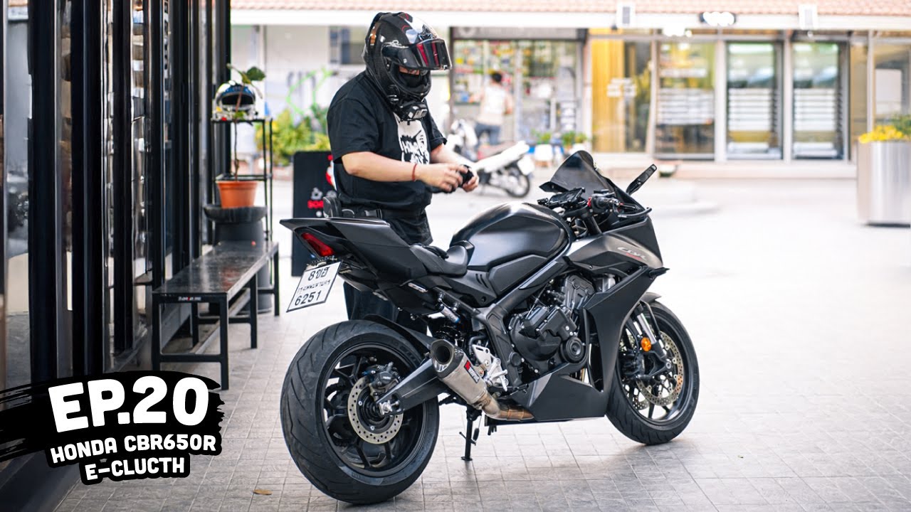 Honda CBR650R E-Clutch : ล้างรถที่ OR6D เสร็จแล้วขี่กลับคอนโดชิลๆ EP.20 ♥