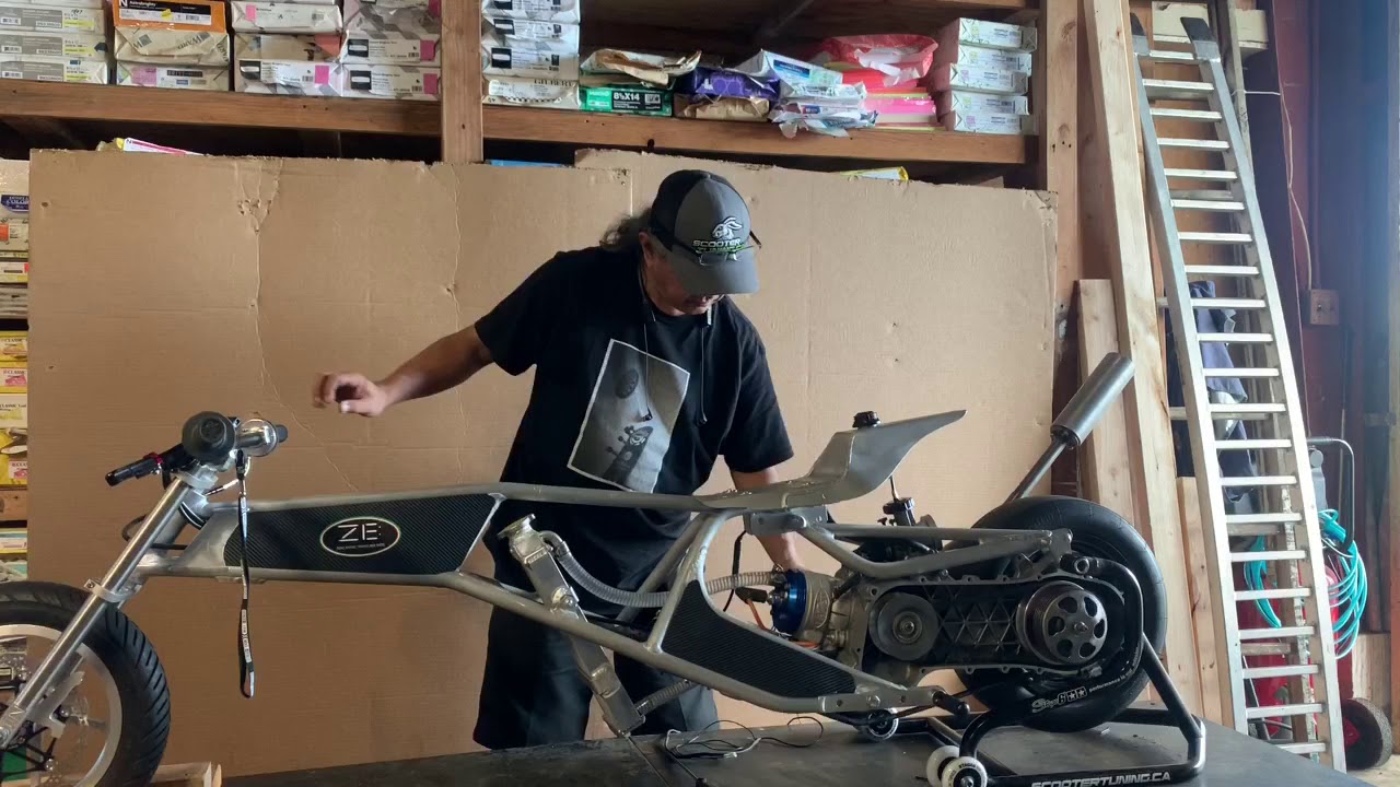 First Start Up 2Fast 100cc dragster build!