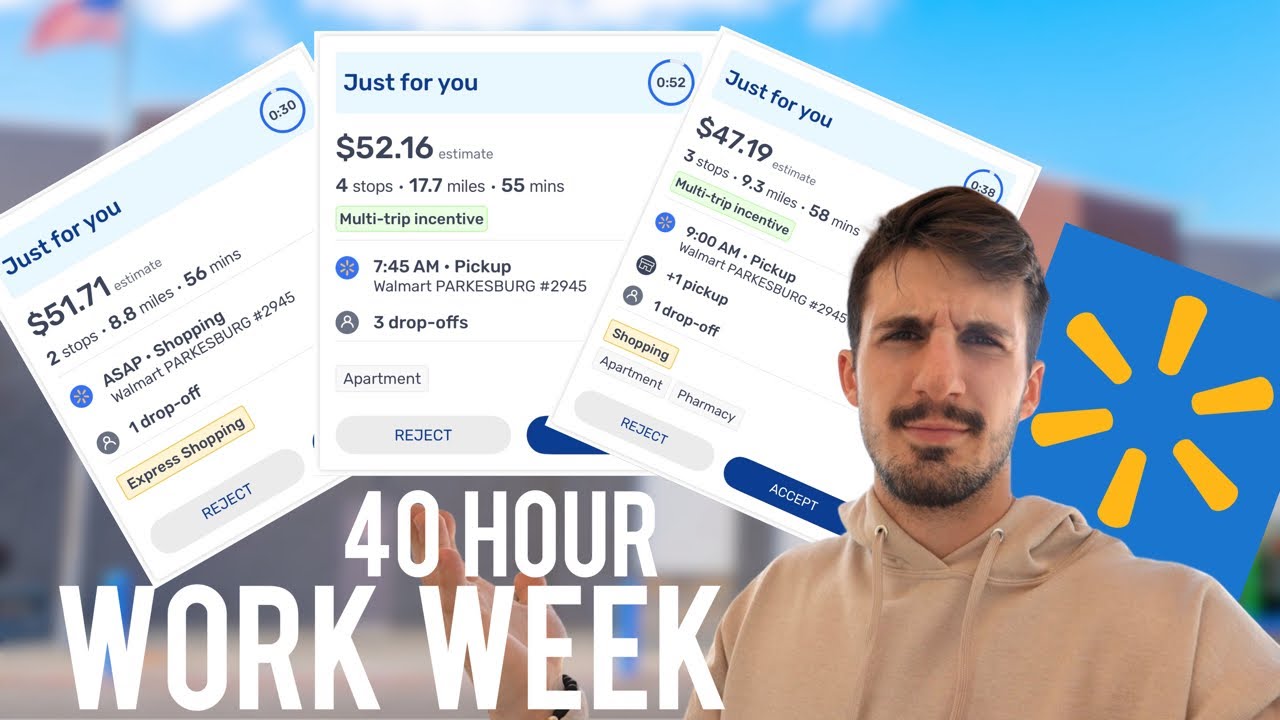 40 Hour Walmart Spark Delivery Work Week | How Much Did We Make ?