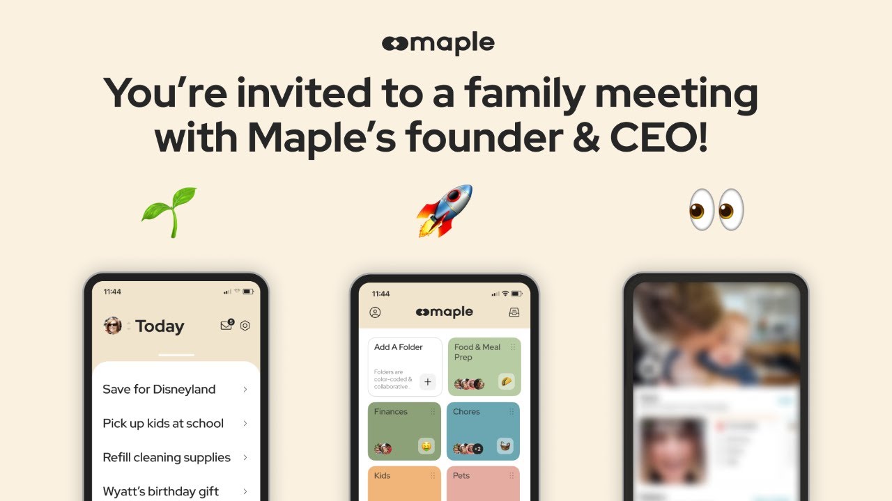 Family Meeting with Maple Founder & CEO!