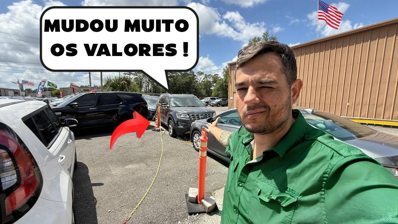 CHEGOU UMA CARRETA DE CARROS USADOS DO LEILÃO DOS EUA - CARO?