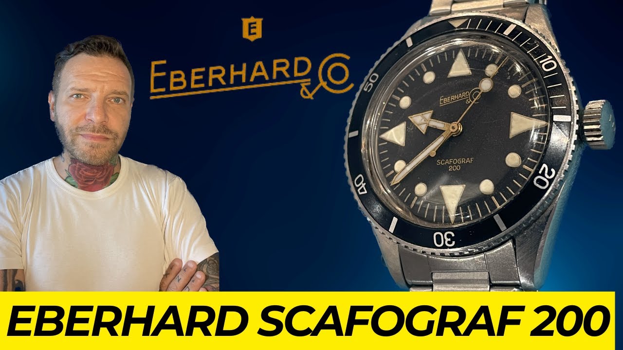 Un orologio speciale Eberhard scafograf 200 anni 60