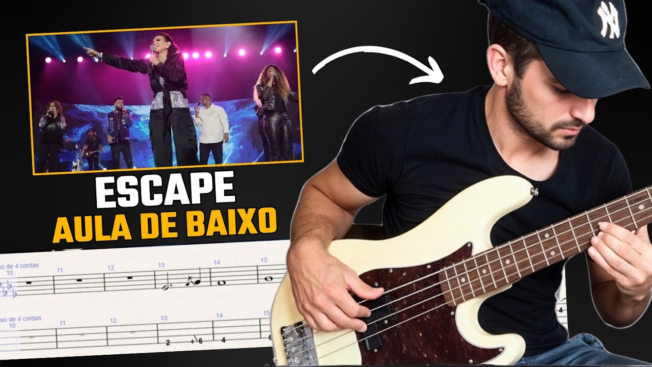 Escape - Renascer Praise | baixo cover C/tablatura
