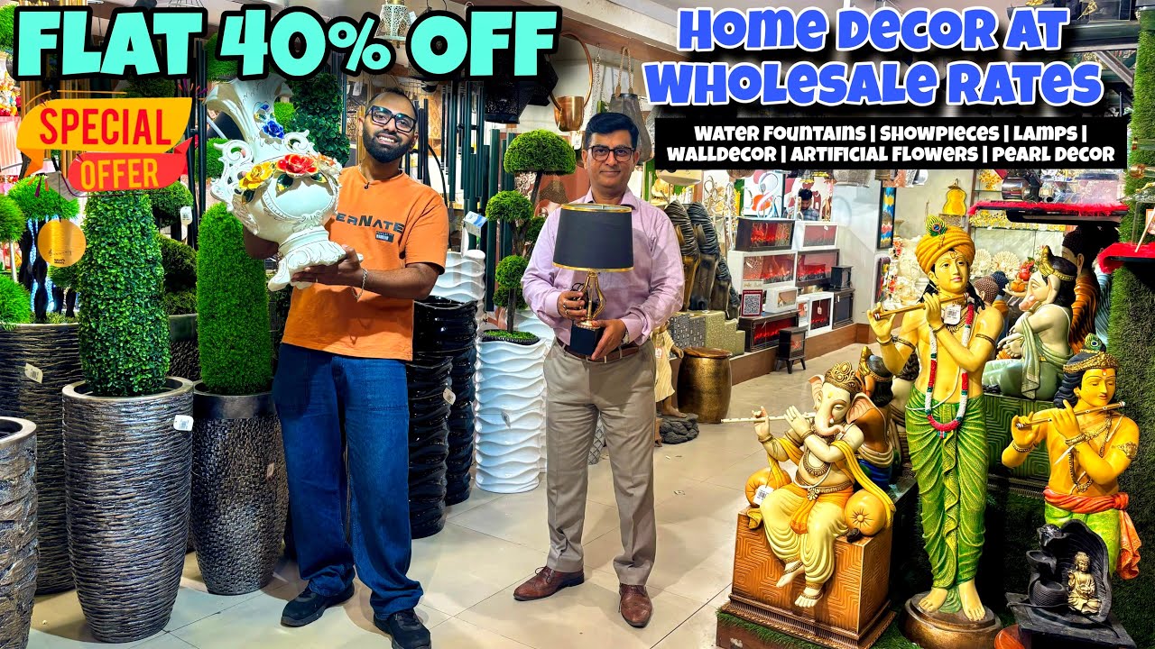 Home Decor at Wholesale Rates | Water Fountains Walldecor Lamps Gift items #homedecor #giftitems 