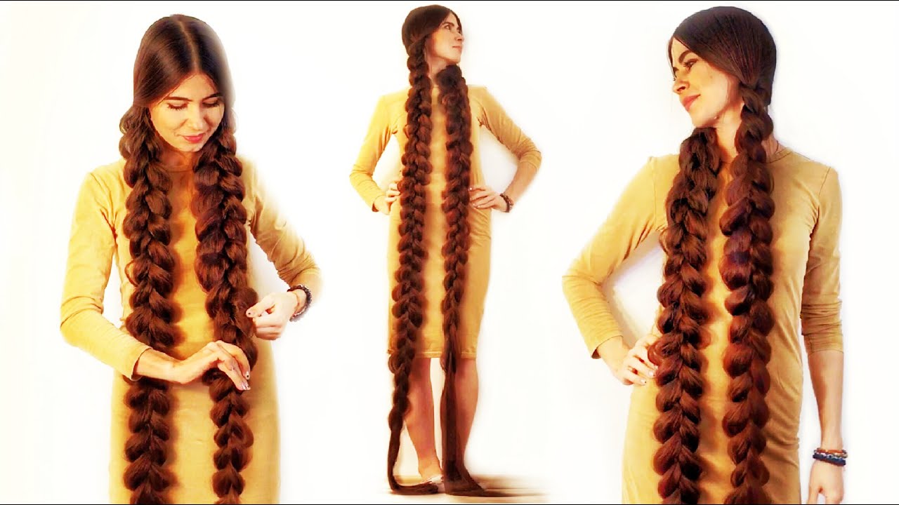 Объемная коса за минуту - awesome hairstyle in a minute