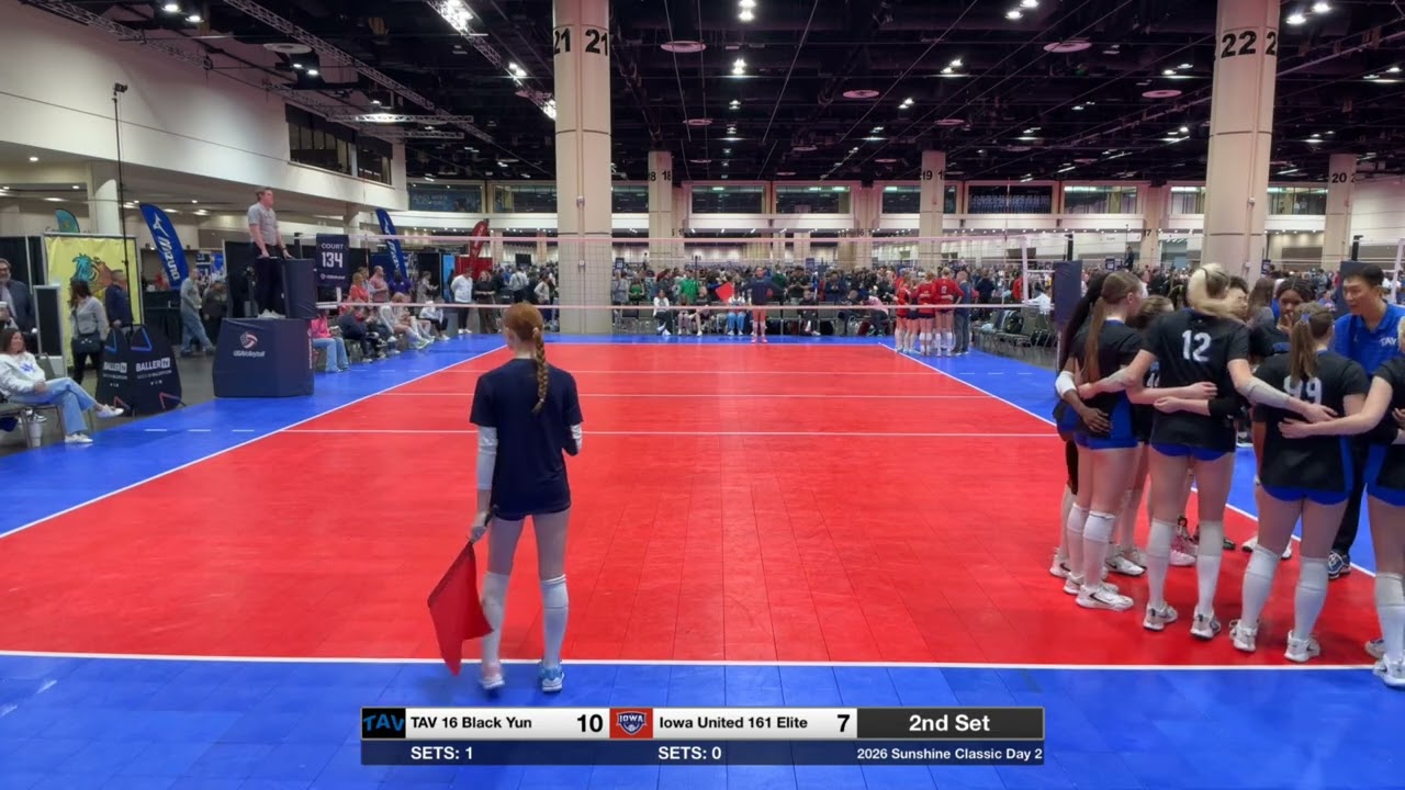 2026 Sunshine Classic Day 2: TAV 16 Black Yun vs. Iowa United 161 Elite Set 2