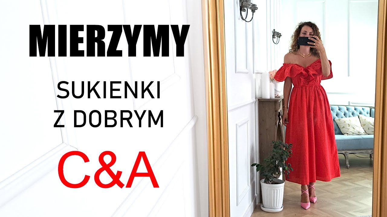Pierwszy u mnie haul zakupowy C&A - mierzymy sukienki z dobrym składem