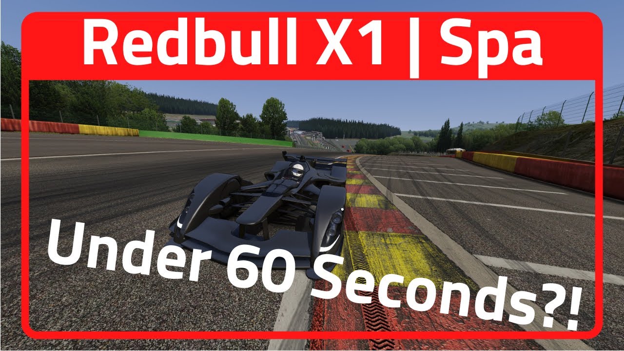 Spa in Under 60 Seconds Redbull X1 Onboard