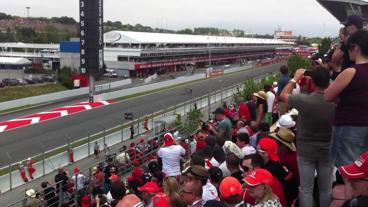 spanish grand prix start 2012 grandstand J