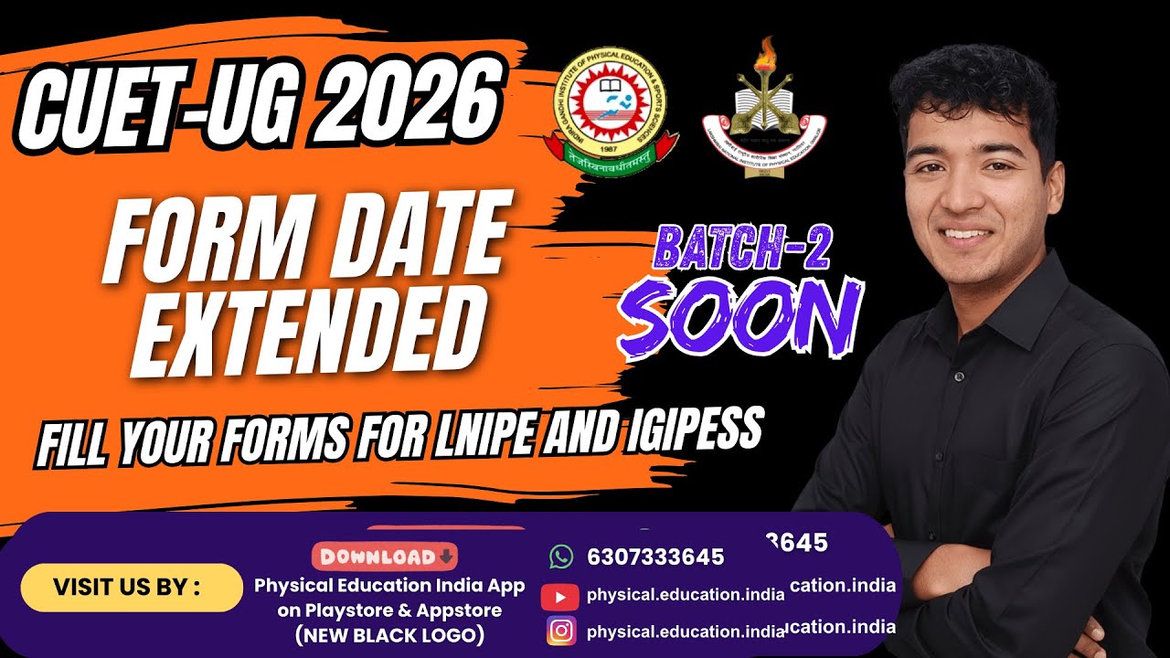 CUET-UG 2026 LNIPE & IGIPEES Form Dates EXTENDED