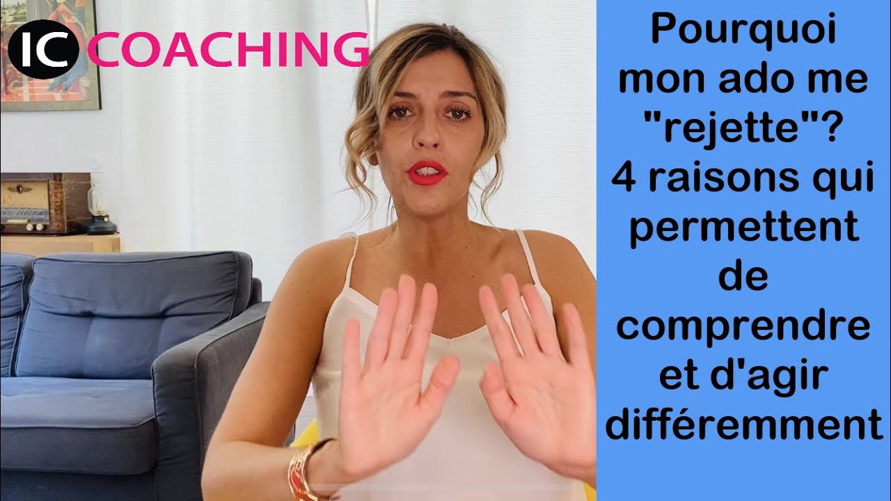 Mon ado me rejette que faire ? 4 raisons qui permettent de comprendre et d'agir différemment.