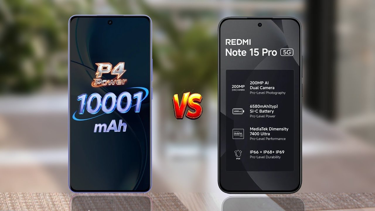 Realme P4 Power против Redmi Note 15 Pro