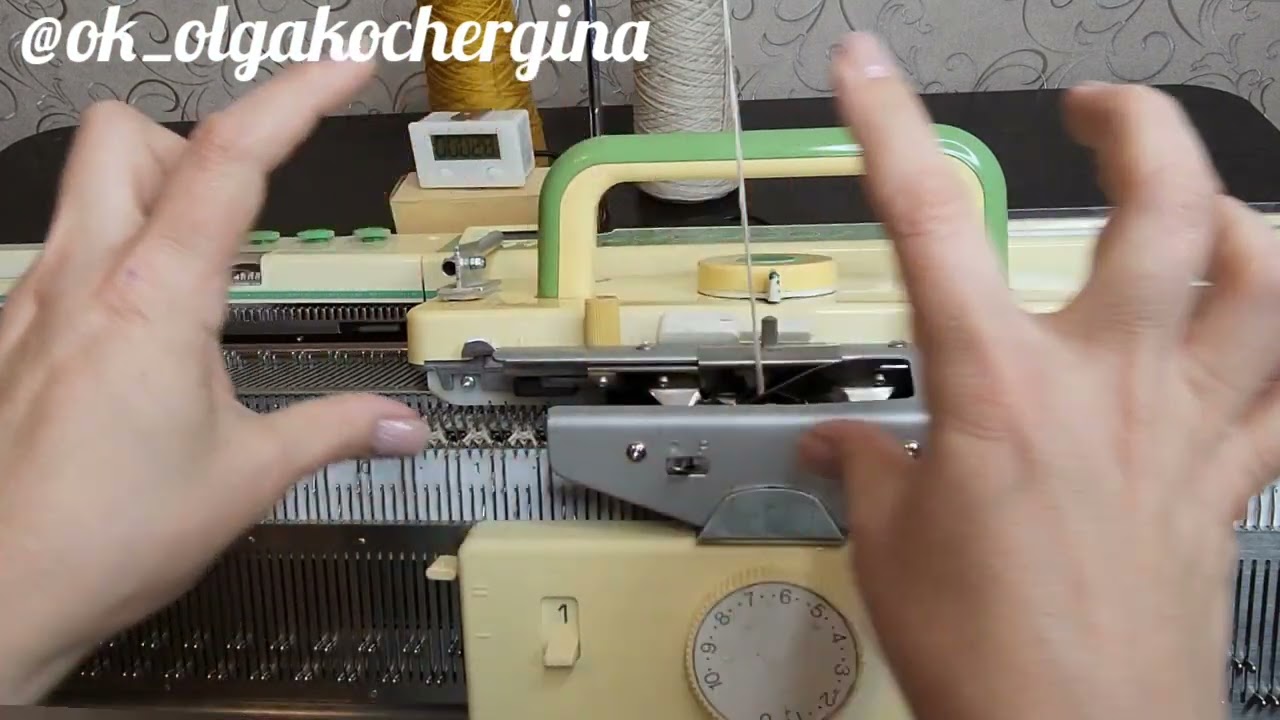 3. Клиньями. Вяжем перегиб и до клиньев. Шапка Диадемка.