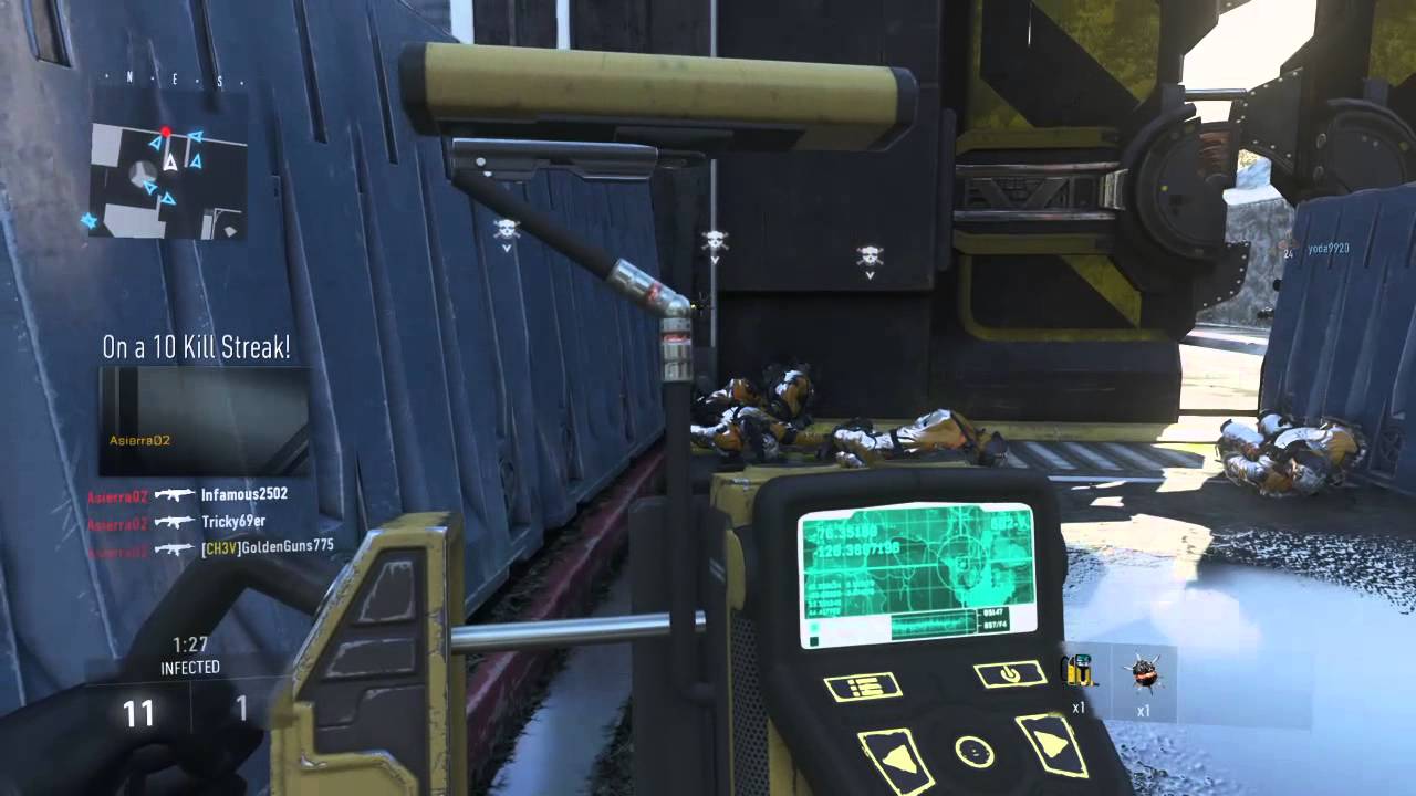 CoD AW - Infected Glitch - Detroit Map - Advanced Warfare Online (PS4)