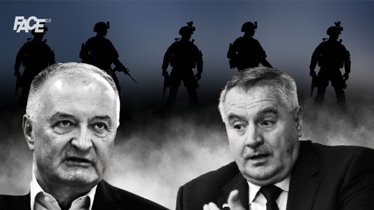 Rat Heleza i Viškovića! Helez: Ti i Dodik ne smijete u kasarne! Višković: Smijemo!Helez:Beskičmenjak