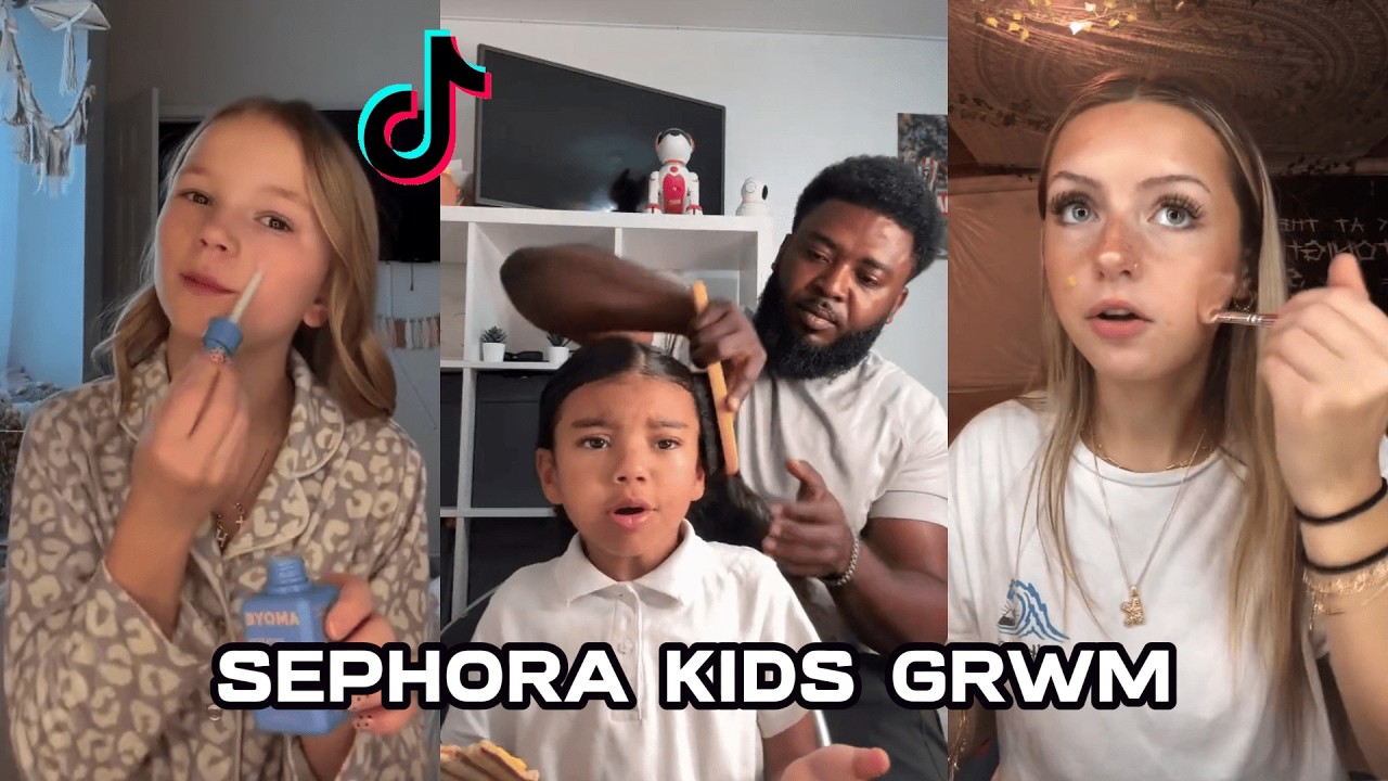 ✨ Sephora Kids GRWM TikTok Compilation | Trending Makeup & Skincare Moments