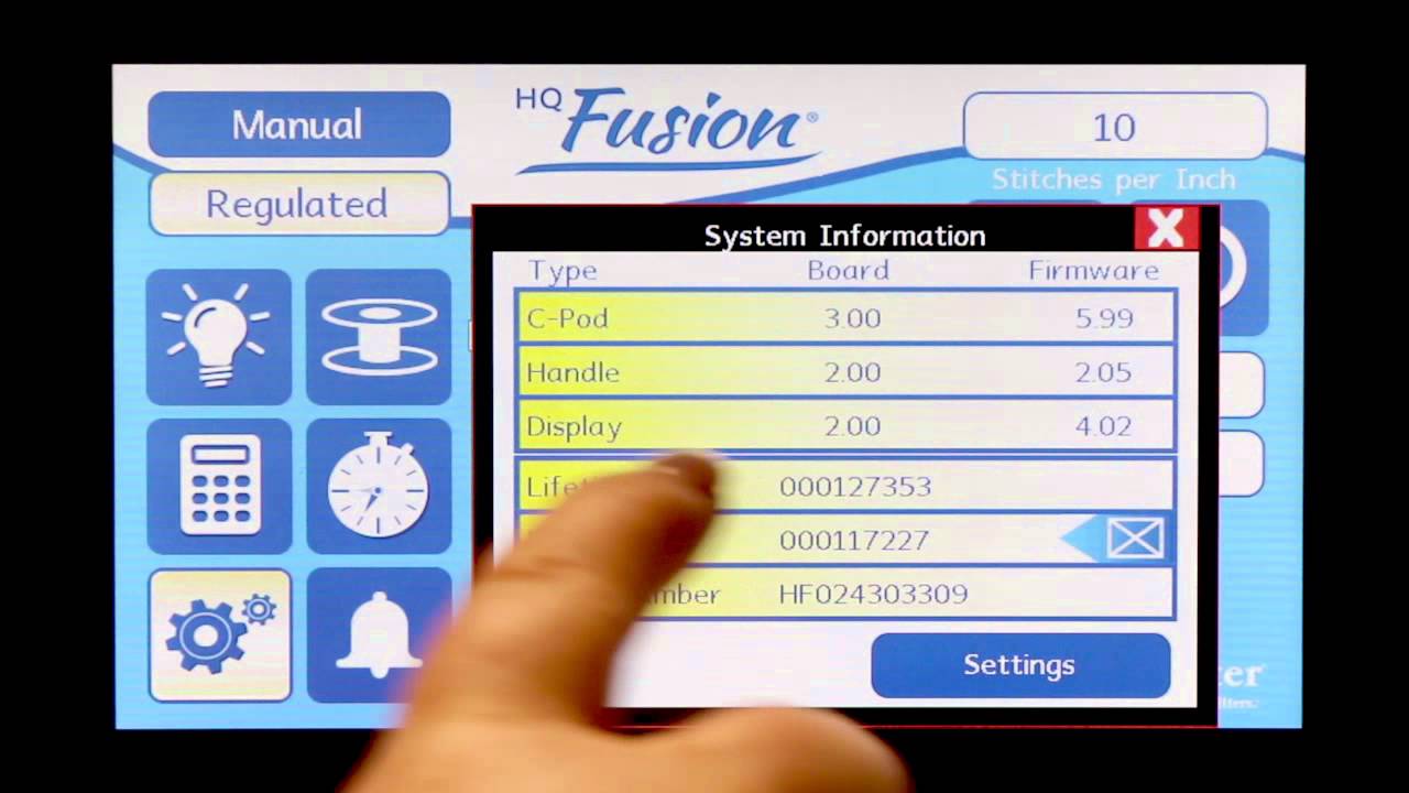 HQ Fusion Machine Settings
