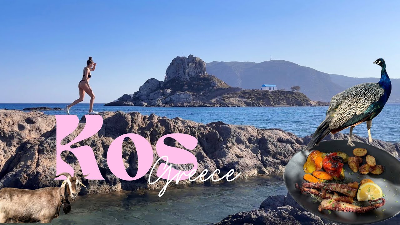 Kos GREECE TRAVEL VLOG part 2 | Agios Stefanos beach, Hippocrates Tree, Asclepieion, Peacocks Forest