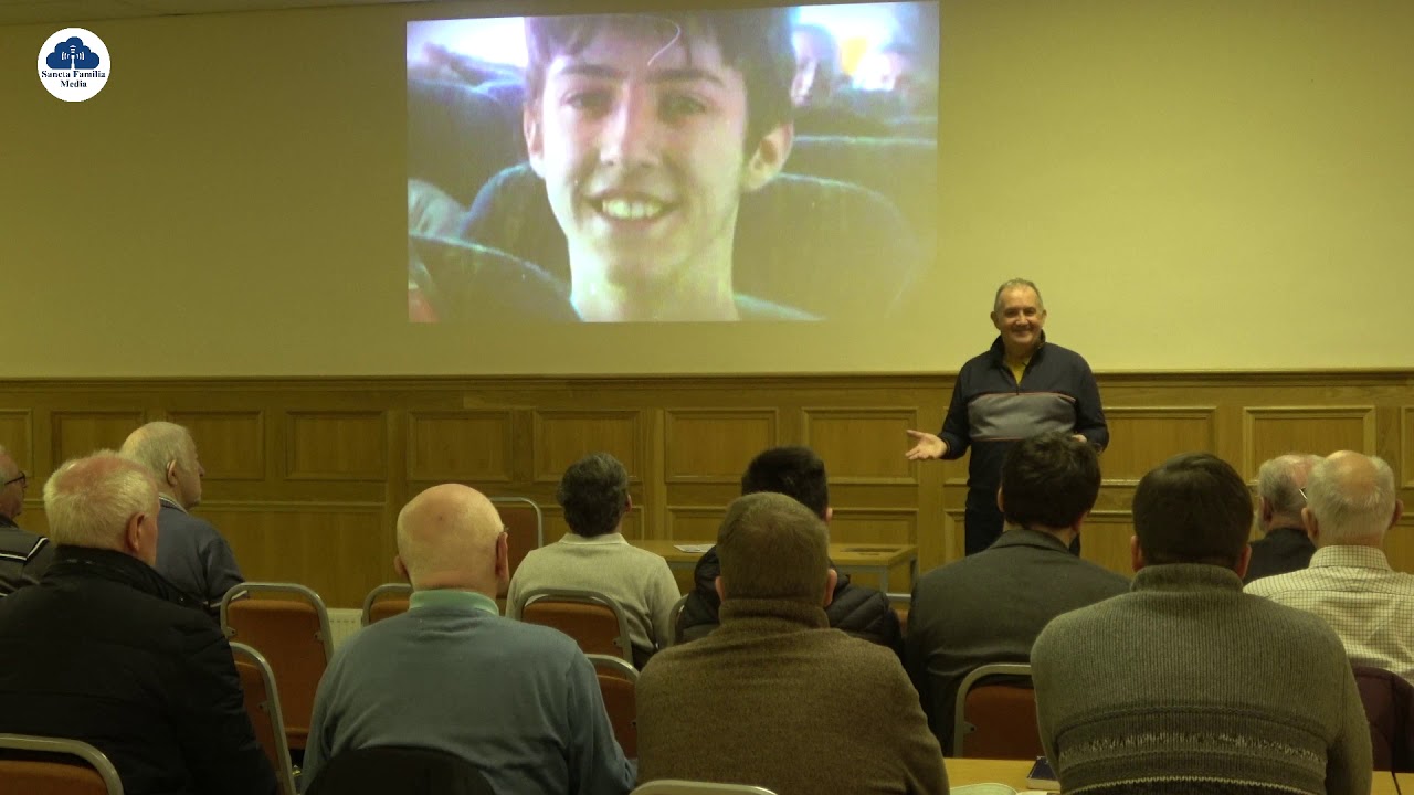 Joe's Dad reflects on Joe's life at Men's prayer Breakfast in Sacred Heart Cumbernauld.