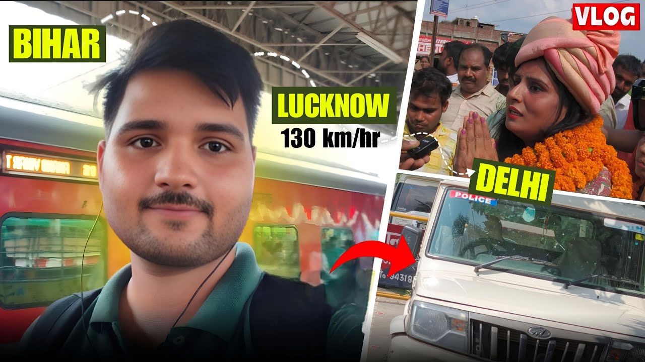FINALLY!..I am Back | Unplanned Tour | Bihar-Lucknow-Delhi | Train Journey | Storytime | Vlog