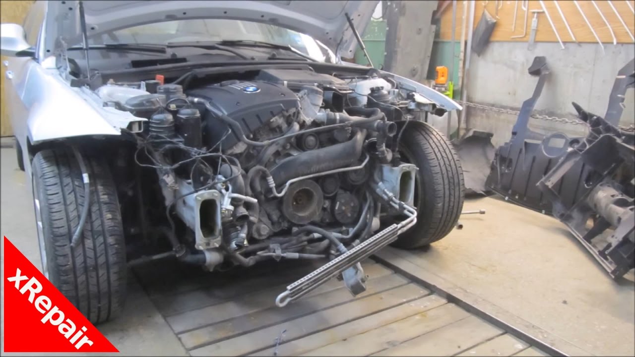 BMW 3 Series - Collision Repair and paint (Frontal Damage)