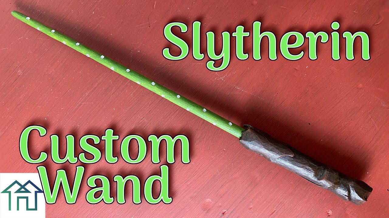 HARRY POTTER | I made a CUSTOM Slytherin Wand