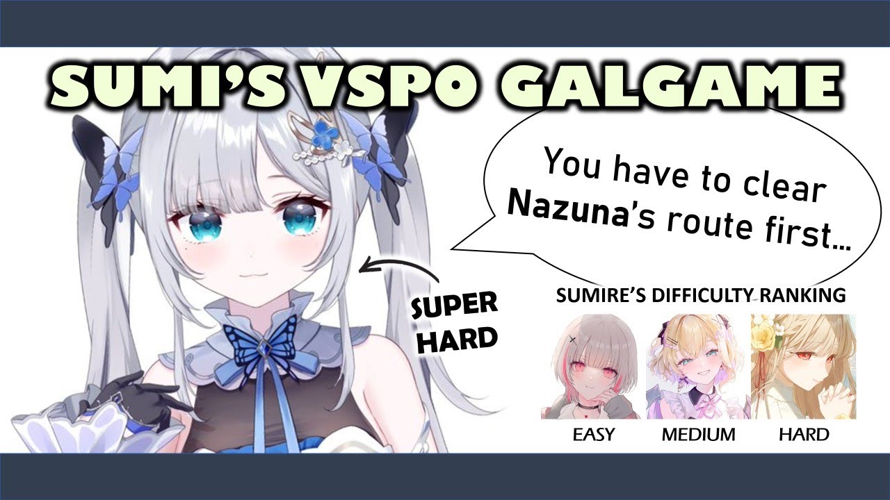Sumi's VSPO! Galgame 【Kaga Sumire | VSPO! ENG SUB】
