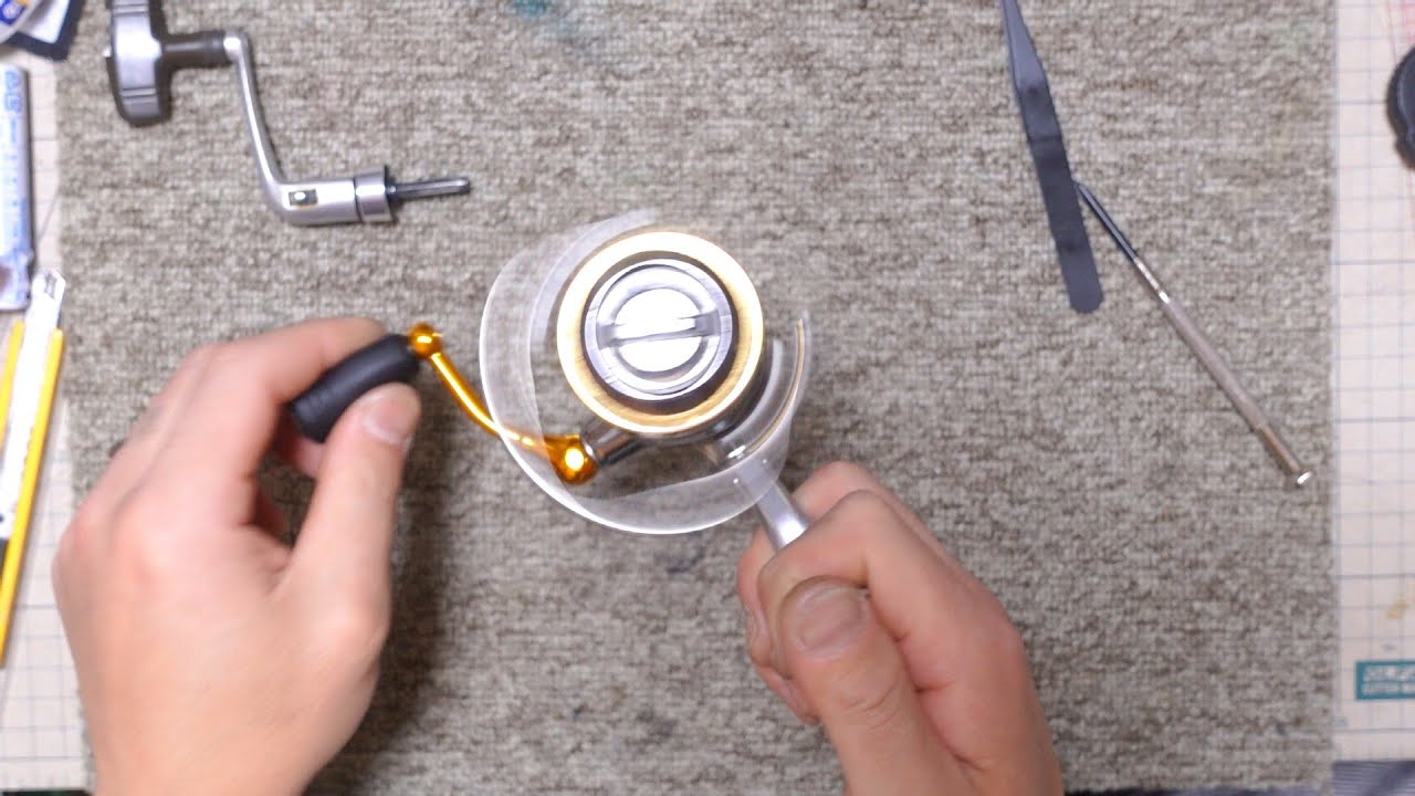 いきなり逆回転するスピニングリールの修理