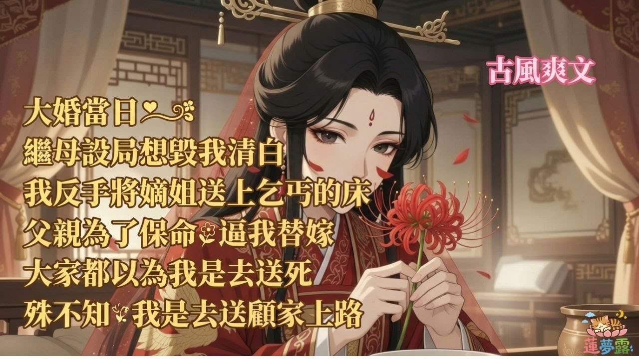 想毀我清白？我反手將乞丐送上嫡姐的床。這太子妃，換我來做！#古風#大女主 #爽文 #替嫁#復仇 #太子妃 #宮鬥 #權謀 #黑蓮花