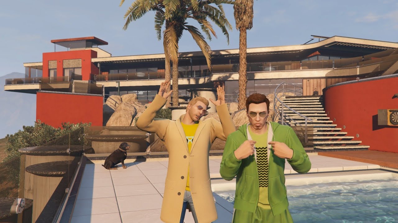 16.500.000 DOLARLIK MALİKANEYE TAŞINMA KEYFİ (GTA 5 A Safehouse in the Hills DLC)